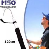Mso Olta Balıkçılık Alüminyum & Paslanmaz Çelik Teleskopik Kakıç 120 Cm