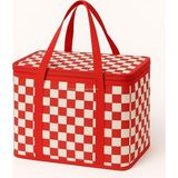 MSP 25 Lt Termos Çanta, 33X22X22 cm Piknik ve Kamp Soğutucu Çanta, Suya Dayanıklı Iç Kaplama, Geniş Hacimli Taşınabilir Soğuk Tutucu, Fermuarlı Kapaklı, Izolasyonlu Beslenme Çantası