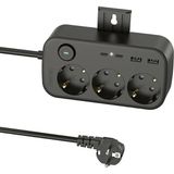 MSP 3'lü Priz + 4 USB (2 Type-C + 2 Usb-A) Çoklayıcı | Duvara Monte Edilebilir, Aç/kapa Anahtarı, Akım & Kısa Devre Koruma, Yüksek Güç