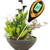 MSP 4'ü 1 Arada Toprak Test Cihazı, Nem Ölçüm Cihazı, Bitki Toprağı, Bahçe, Çiftlik, Çim Için Nem Ölçer, Sıcaklık ve Toprak Ph Test Cihazı