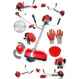 MSP Alman R-9300 Yan Tipi Benzinli Motorlu Çalı Çim Ot Biçme Tırpanı Makinesi + Canavar Başlık