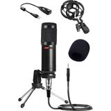 MSP BM800 Full Black Kondenser Youtuber Mikrofon, 7.1