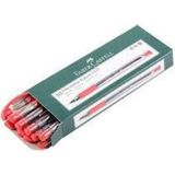 MSP Castell Faber-Castell 1425 Iğne Uçlu Tükenmez Kalem 10'lu Paket Renk - Kırmızı