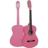 MSP CG-270PK Pembe Renk Klasik Gitar 4/4 Yetişkin Boy Sap Ayarlı Full Set