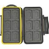 MSP Çoklu Memory Card Case MC-SDMSD24 Hafıza Kartı Koruma Kutusu 12 Adet Sdhc ve 12 Adet Microsd Kart Için – Son Derece Su Geçirmez ve Darbeye Dayanıklı Kutu Kasa Kasa Çanta Kılıf Saklama Kutusu