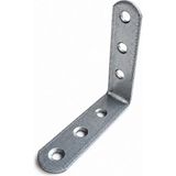 MSP Demir Gönye Oval Başlı 15X55X55 mm 25 Adet Köşebent Dayanıklı Metal Raf Dolap Sabitleme Aparatı