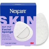 MSP Dermatolog Tarafından Geliştirilen Düzenli Yüz Süngeri, Kırılmaya ve Siyah Noktalara Neden Olan Derin Kirleri ve Makyajı Giderir, Yeniden Kullanılabilir, Peeling Yapan, Beyaz, 1 Adet