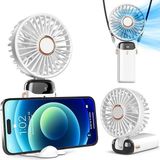 MSP El Tipi Fan, 5 Hız, 8h Pil, 90° Eğim, Şarj Edilebilir, Beyaz