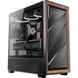 MSP Flux, 5 x Pwm Fanlar Dahil, Aynı Anda 9 Fana Kadar, Tip-C, Demir Hasır Paneller ve Ahşap Çerçeve, 420MM Radyatör Desteği, Geri Bağlantı Anakart Desteği, Mid-Tower E-Atx Pc Kasası