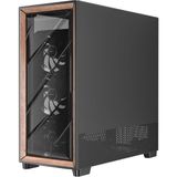 MSP Flux Pro, 6x Pwm Fan Dahil, Ahşap Ön Panel, Ishift Psu 90° Montaj, Type-C, 420MM Radyatör Desteği, Sıcaklık Göstergeli, Tam Kule E-Atx Pc Kasası, Siyah