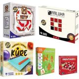 MSP Ilkokul Zeka Oyunları Turnuva Seti (Yeni) (Abluka Oyunu-Küre Oyunu-Pentago-Equilibrio-Motif Oyunu) GNSRKFAZ46
