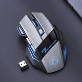 MSP Kablosuz Oyuncu Mouse – 3200 Dpı Ayarlanabilir Hassasiyet, Rgb 7 Renk LED Aydınlatma, Şarjlı, Ergonomik Tasarım, 2.4ghz Wireless Gaming Mouse | Gw-X7 (Gri)