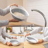 MSP Katlanabilir Pratik Pirinç, Mercimek Süzgeci | Yer Kaplamayan Katlanır Süzgeç – Geniş ve Kullanışlı Tasarım (30X25X15,5 Cm)
