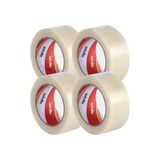 MSP Koli Bandı 4 Adet 45X100 Şeffaf (Gergedan) En 45MM, Uzunluk Net 100 Metre, Basınca ve Gerilime Dayanıklıdır, 4'lü Paket