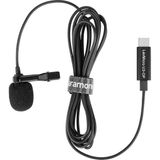 MSP Kompakt Klipsli Çok Yönlü Lavalier Mikrofonu Djı Osmo Pocket & Djı Pocket 2 6,6 Inç (2 M) Kablo ve Usb-C Konektör (Lavmicro U3-Op), Siyah, Lavmıcrou3-Op