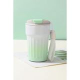 MSP L Çelik 400 ml Yeşil Beyaz Degrade El Termos Mug CIN918YS