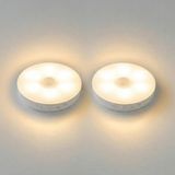 MSP LED Hareket Sensörlü Ledli Gece Lambası Şarj Edilebilir, Taşınabilir 4000K Günışığı (2 Adet)