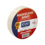 MSP Maskeleme Bandı, 25MM x 40M, Beyaz