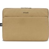 MSP MCE-1503 14.1" Nova Eco Çevre Dostu 13-14 Inç Yeni MacBook Pro Için Kılıf, Aksesuar Bölmeli Laptop Kılıfı, Ykk Fermuarlı Notebook & Tablet Kılıfı, Camel