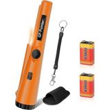 MSP Metal Dedektörü Pinpointer 2 Pilli IP66 Su Geçirmez Taşınabilir Metal Dedektörü Hazine Avı Altın Para Avı Aracı Kemer Kılıfı ile Çocuklar Yetişkinler Yeni Başlayanlar Için