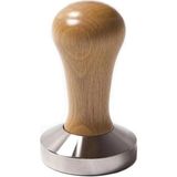 MSP mm Ahşap Saplı Natural Tamper Cafe Bar Barista Ekipmanları Kahve Espresso Temper Inox Paslanmaz