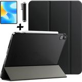 MSP Moveteck Huawei Matepad Se 11'' Inç 2024 Kılıf Akıllı Smart Uyku Modlu Kapaklı Tablet Kılıfı + Cam +Kalem Set, Siyah, Tek Ebat, SMARTSET-MATEPADSE11-SIYAH