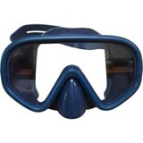 MSP Ms-60 Tempered Cam Yüzücü Maskesi, Lacivert, Unisex