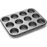 MSP Muffin & Cupcake Pişirme Kalıbı – Yapışmaz Kaplama, Isıya Dayanıklı Metal Fırın Tepsisi, Kek ve Cupcake Pişirme Tavası
