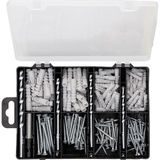 MSP Professional Accessories Bosch Diy 173 Parça Aksesuar & Sabitleme Seti, Matkap Ucu, Vidalama Ucu, Vida, Dübel, Üniversal Tutucu, Yeşil