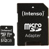 MSP Professional Microsdhc 512 GB Class 10 Uhs-I, U3, V30 Hafıza Kartı, Sd Adaptör Dahil, 4K Kayıtlar Için, Gopro, Insta 360, Djı, Osmo, Steam Deck, Drone, Aksiyon Kamerası, Siyah