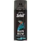 MSP Rainbow Akrilik Sprey Boya 400 ml - Hızlı Kuruyan, Yüksek Kapatıcı Akrilik Boya - Metal, Ahşap, Plastik ve Hobi Yüzeyleri Için Ral Renk Seçenekli Profesyonel Sprey (Mat Siyah - RAL9005)