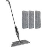 MSP Sprey Mop Gri 3 Mikrofiber Moplu Temizlik Seti