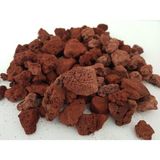 MSP Taşı 9 kg 2-4 cm Iri Pomza Taşı Kırmızı Pomza Mangal Lav Taş