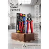 MSP Terminal Sıkma Pensesi + Yüksük Sıkma Pensesi 1200 Parça Kablo Pabucu Seti Hsc8 6-4A 722484