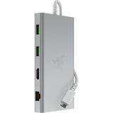 MSP Usb-C Dock - Hdmı, Gigabit Ethernet, 3,5 mm Ses Bağlantı Noktası, Usb-A ve -C ile 11 Bağlantı Noktası, Windows ve Mac ile Uyumlu (4k ile Ekran Çıkışı, 7.1 Surround Ses) Mercury