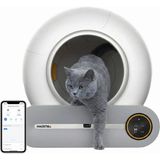 MSP01 Akıllı Otomatik Kedi Tuvaleti, Uzaktan Kontrol, 65LT Hazne, 9lt Çöp Haznesi-Iyonizer Köt - 0,5 x 9 cm - Renkli