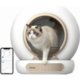 MSP05 Akıllı Otomatik Kedi Tuvaleti, App ile Uzaktan Kontrol, 65LT Hazne, Iyonizer Kötü Koku Gid - Çok Renkli