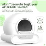 MSP08 Akıllı Otomatik Kedi Tuvaleti, Uzaktan Kontrol, 65LT Hazne, 9lt Çöp Haznesi-Iyonizer Köt - Renkli