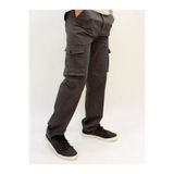 MSRT Erkek Gri Kargo Pantolon