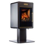 Mss Designo Ayaklı Şömine Odun Sobası 8 Kw Gold İthal