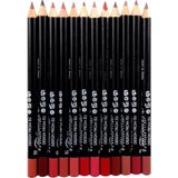 Mst Cosmetic 12'li Set Renkli Dudak Kalemi - Çok Renkli