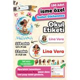 MSticker 190 Adet Kişiye Özel Okul Etiketi İsim Yazılabilen Kalem Defter Suluk Etiketi Suya Dayanıklı