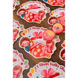 Msticker 23 Nisan Şeker ve Balon Konulabilen Tebrik Kartı 12'li Set – Sınıf Dağıtımlık Hediyelik Kart - Çok Renkli - 9X12