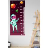 MSticker Astranot-Uzay Boy Ölçer Çocuk Bebek Odası Duvar Sicker