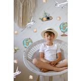 MSticker-Çocuk Odası Yaz ve Bahar Temalı Soft Renklerde Sticker Seti Cam Duvar Dolap Stickerı