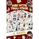 Msticker Harry Potter Temalı Mini Sticker Seti – 111 Parça - Sevimli Koleksiyon Stickerları, Eğlenceli Set - Çok Renkli - 5