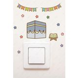 MSticker-Kabe Yıldızlar Ve Süsler Ramazan Priz Sticker