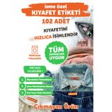 MSticker Kıyafet Etiketi - Okul Kıyafet Kumaş Etiketi Kreş Anaokulu Ilkokul Kıyafet Kumaş Etiketi 102 Adet