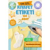 Msticker Kıyafet Etiketi - Okul Kıyafetlerine Kişiye Özel 30 Saniyede Kolay Uygulama Yıkanabilir - Gezegenler - Çok Renkli - 40x13mm - Kumaş Etiketi