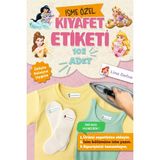Msticker Kıyafet Etiketi - Okul Kıyafetlerine Kişiye Özel 30 Saniyede Kolay Uygulama Yıkanabilir - Prenses - Çok Renkli - 40x13mm - Kumaş Etiketi